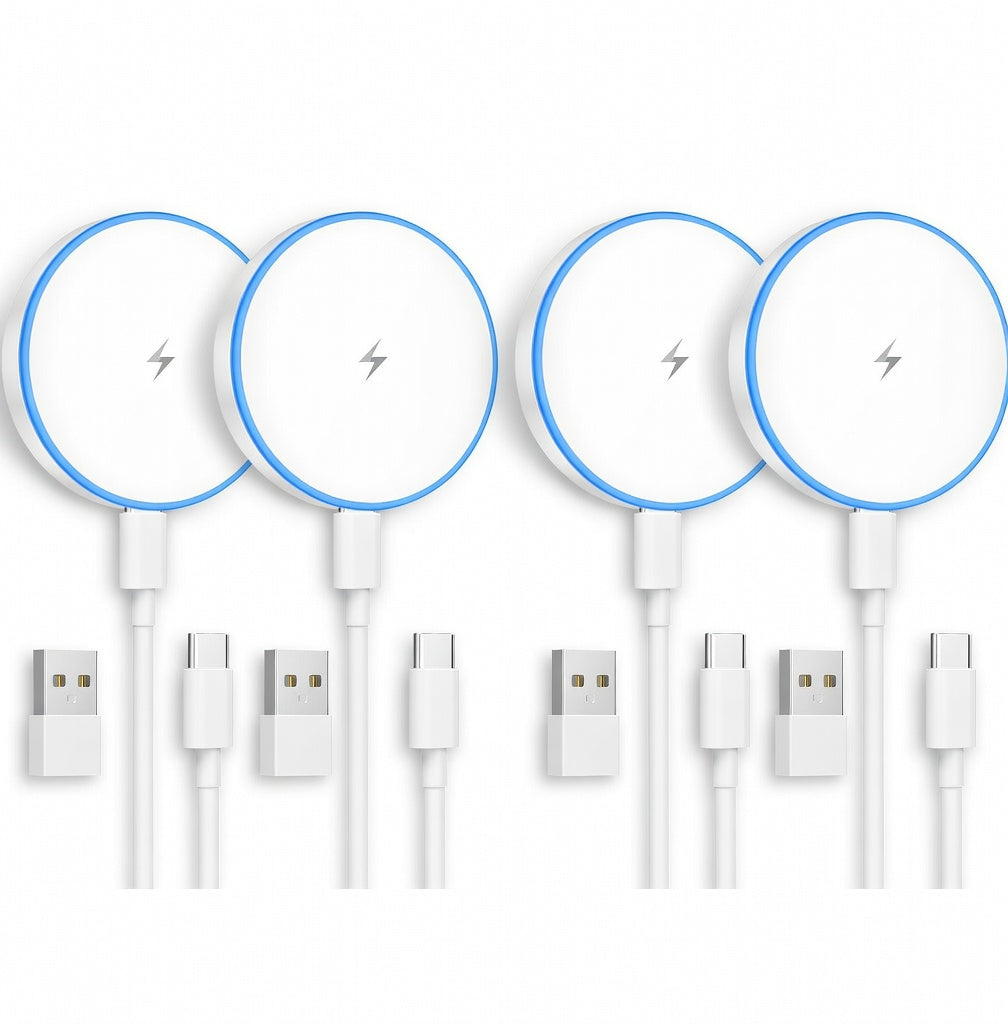 MagSafe Charger 2 Pack – 15W Magnetic Wireless Charging Pad for iPhone 17/16/15/14/13/12 Series, AirPods