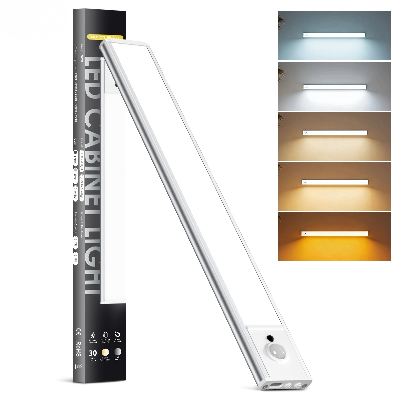 Motion Sensor Cabinet Lighting – Magnetic - Rechargeable - 5 Dimmable Levels
