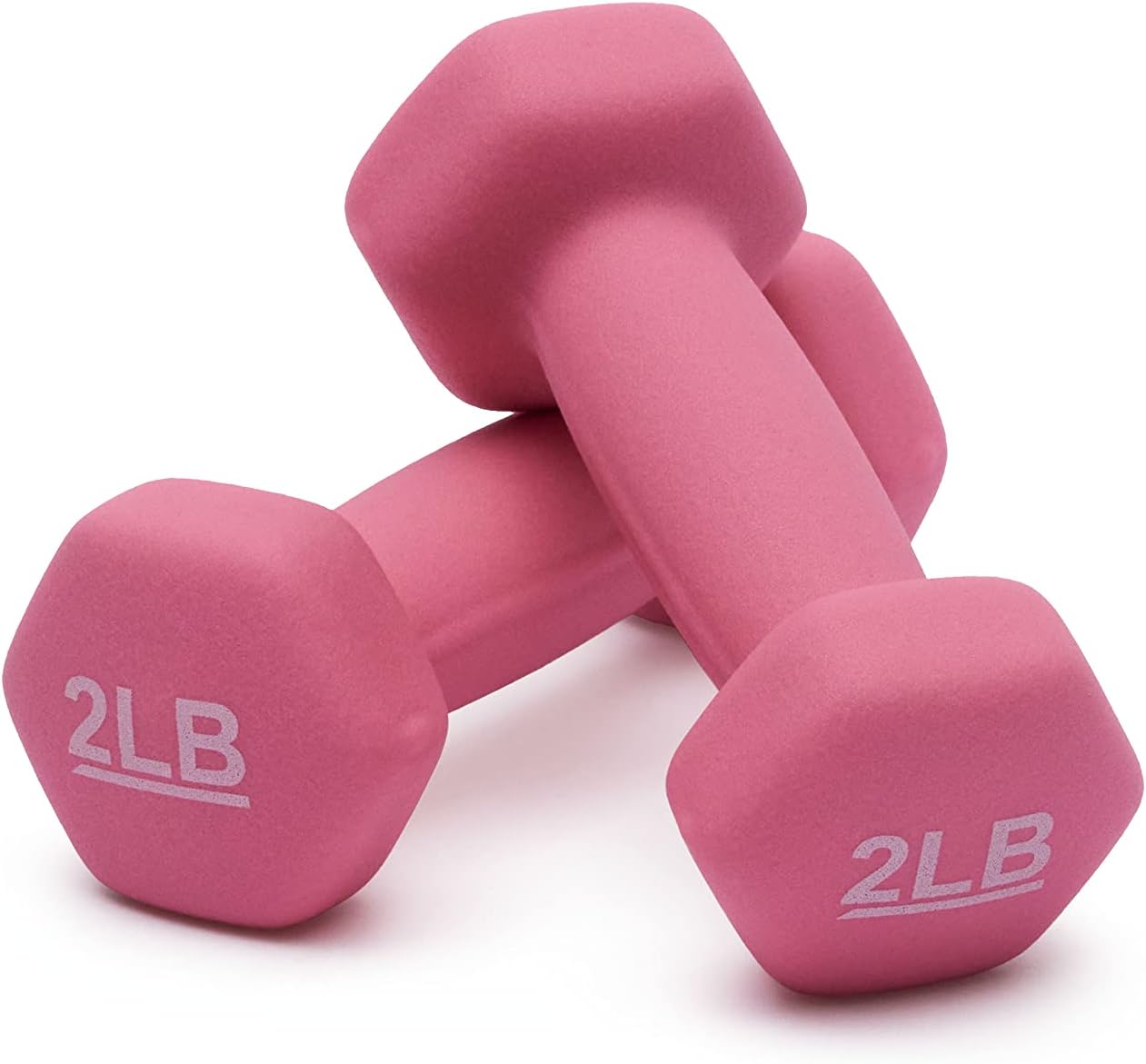 Neoprene Dumbbell Hand Weights – Anti‑roll, Non‑Slip, Color‑Coded