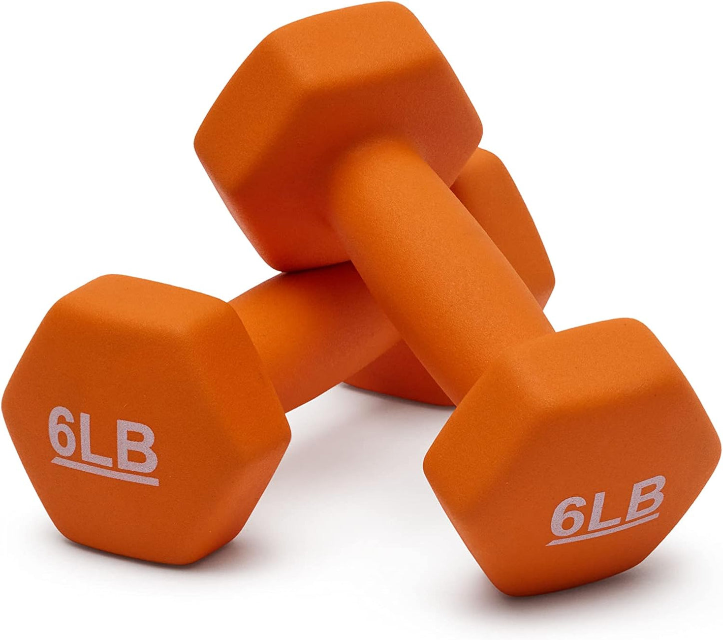 Neoprene Dumbbell Hand Weights – Anti‑roll, Non‑Slip, Color‑Coded