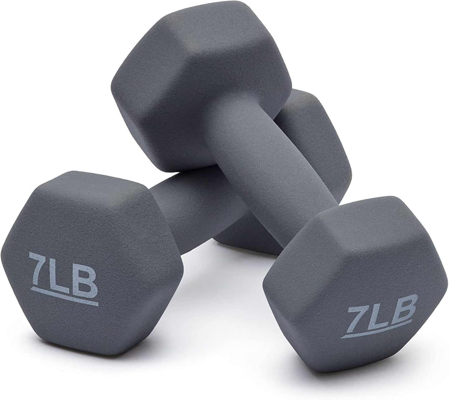 Neoprene Dumbbell Hand Weights – Anti‑roll, Non‑Slip, Color‑Coded